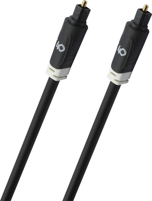 Oehlbach Optisches Digitalkabel Easy Connect Opto.40, Schwarz, 1,2 m - Bild 1