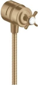 Hansgrohe Axor Montreux Absperrventil mit Rückflussverhinderer und Kreuz, Bronze gebürstet - Bild 1