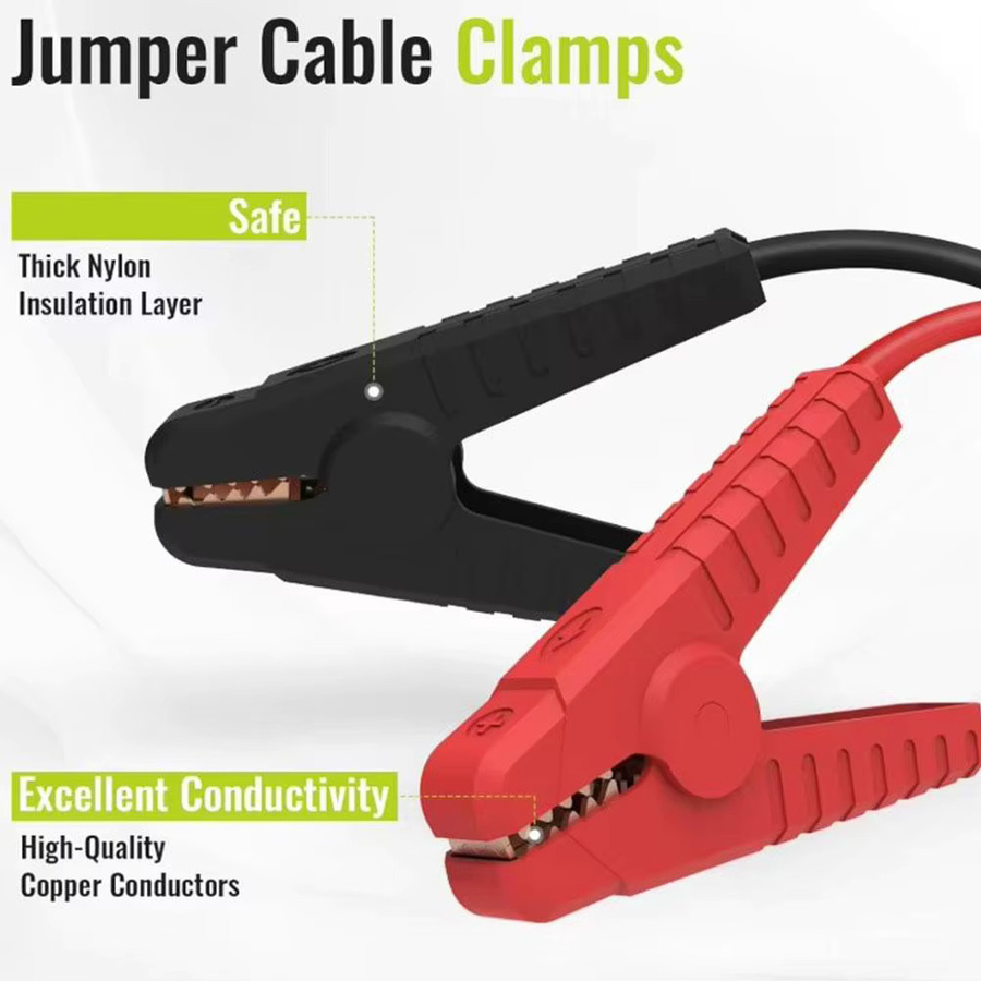 Überbrückungskabel-Adapter kompatibel mit Ryobi 18 V Akku mit Krokodilklemmen für Starthilfe und Stromversorgung - Bild 4