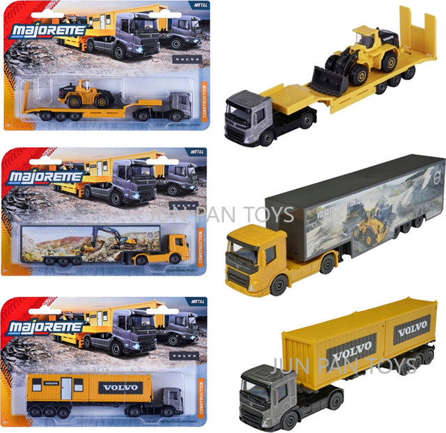Majorette Volvo Transporter, Spielzeugauto, Metall, 1:64, Gelb - Bild 1