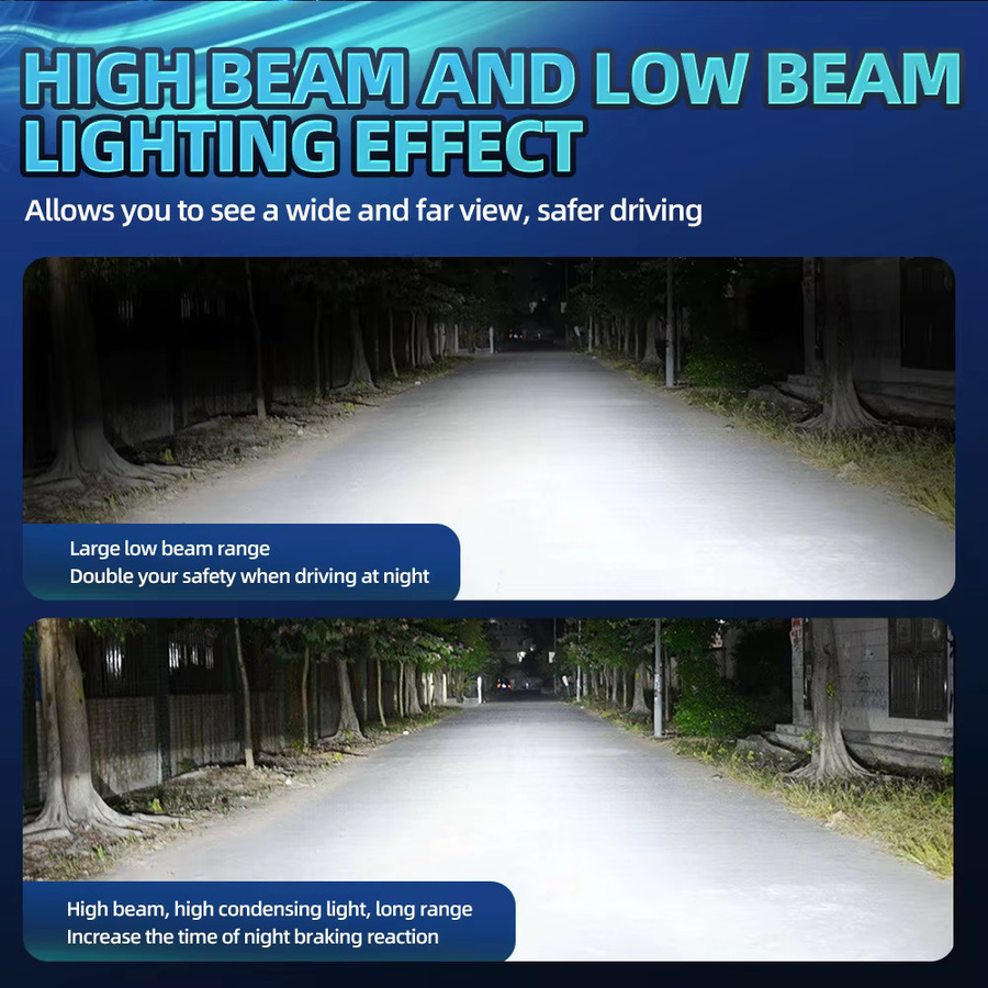 Roadsun H15 LED Birnen Set mit CSP Chip, High Beam Tagfahrlicht, Canbus kompatibel, 2 Stück - Bild 3