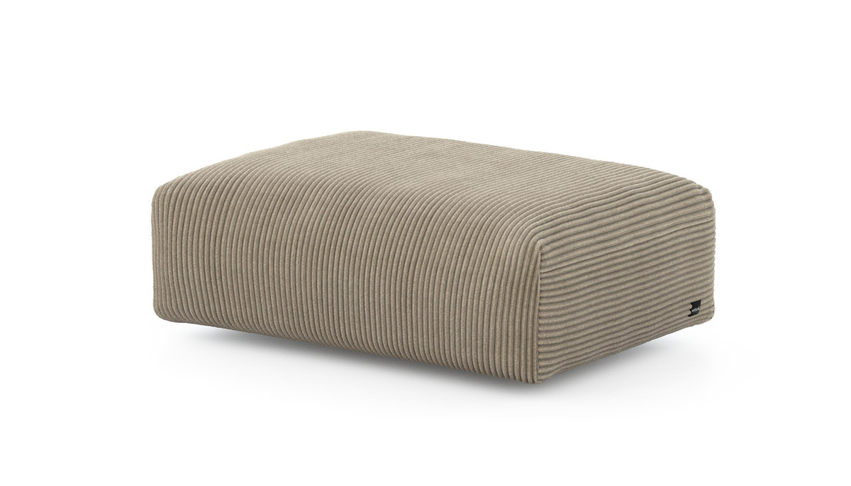 Vetsak Sofa Seat Cord Velours in Beige, Breite: 105 cm, Tiefe: 63 cm - Bild 2