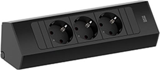 Bachmann Casia 2 Steckdose mit 3x CEE7/3 in Schwarz - Bild 1