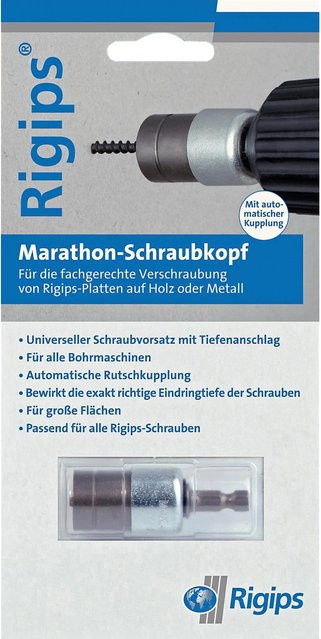 Saint-Gobain Rigips Marathon Schraubkopf in Silber - Bild 1