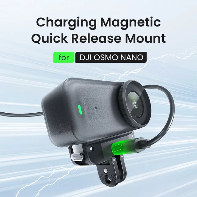 DJI NANO Magnetischer Schnellverschluss-Ladeadapter mit Dual-Klauen-Schnittstelle in Schwarz - Bild 1