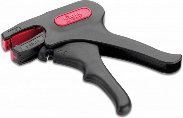 Cimco Abisolierzange Power Strip 100770 in Schwarz-Rot - Bild 1