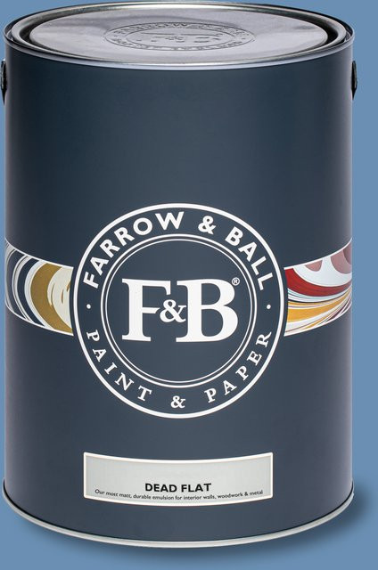 Farrow & Ball Dead Flat Wandfarbe Cook's Blue 237 Blau 5 l - Bild 1