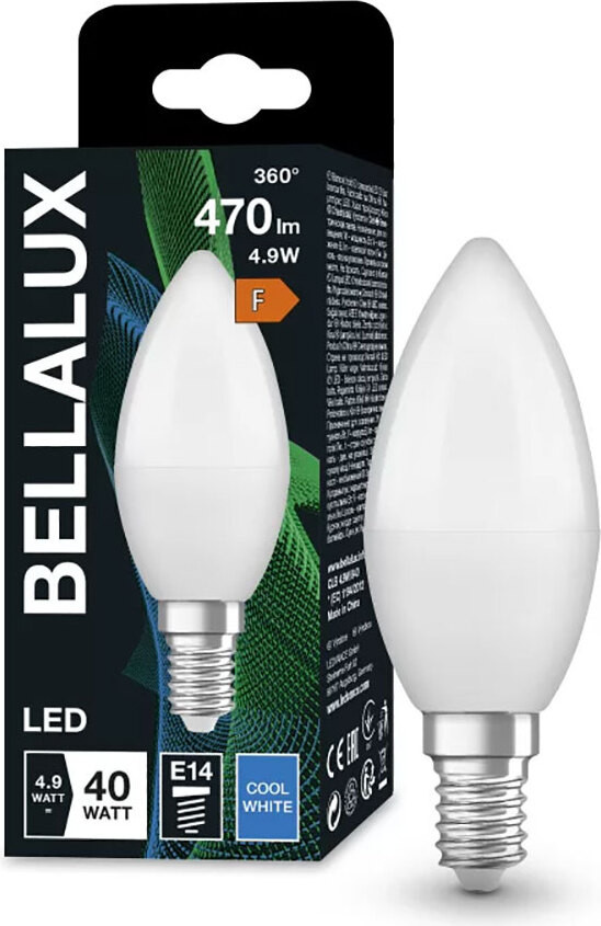 Bellalux LED Leuchtmittel Kerze 5W E14 matt Neutralweiß 4000K 470lm - Bild 1