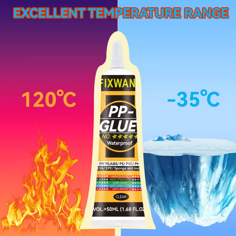 FIXWANT Universalkleber für Kunststoffe und Leder, transparent, 50 ml - Bild 2