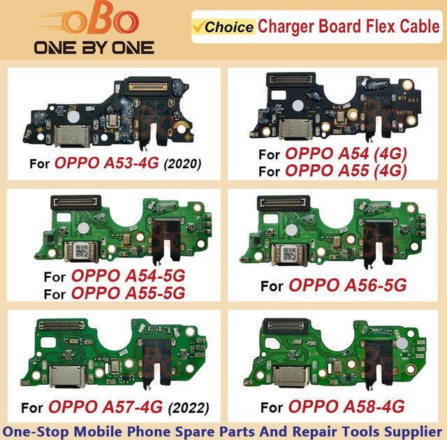 USB Lade Dock Board für Oppo A53 A54 A55 A56 A57 A58 4G 5G mit USB-C Anschluss für Reparatur von Ladebuchse und Stecker in Multicolour - Bild 1