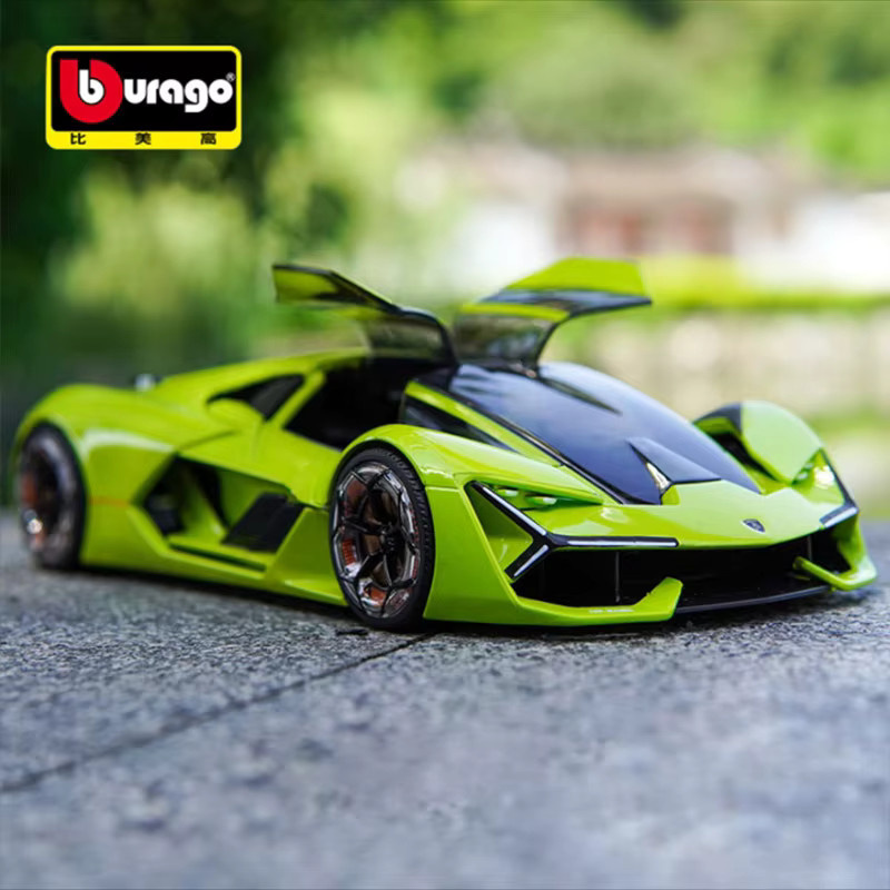 Bburago Lamborghini Terzo Millennio, Automodell, 1:24, Metall, Grün - Bild 5