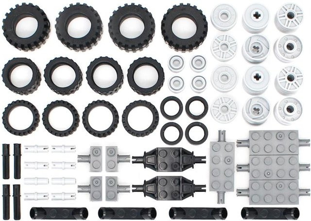 Yiran Toy Technisches Rad Bausteine Set 56-teiliges Set - Bild 1