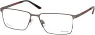 Jaguar 3634 Korrektionsbrille, Vollrand, Rechteckig, Metall, grau, Herren - Bild 1