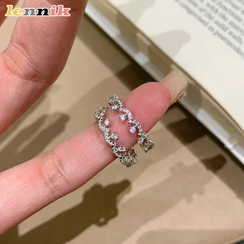 LENNIK Ring, Silber, Diamant, Zirkonia, Damen - Bild 2