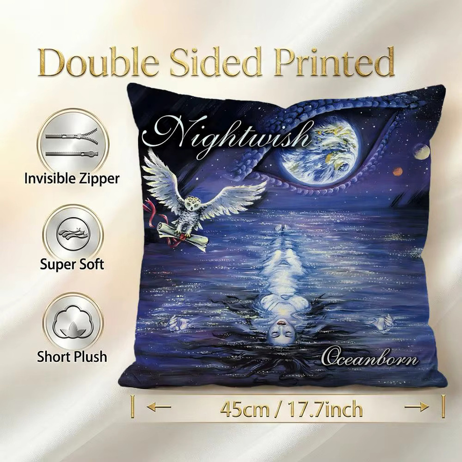 Nightwish Kissenbezug-Set, 4-teilig, Multicolour, dekorative Kissenbezüge für Sofa und Heimdekoration - Bild 3