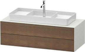 Duravit Waschtischunterschrank White Tulip in White, Breite: 130 cm, Tiefe: 55 cm, Höhe: 40,8 cm - Bild 1