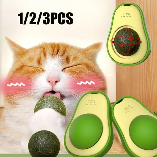 Natürliche Katzenminze Wand Stick-on Ball, Katzen Spielzeug - Bild 1