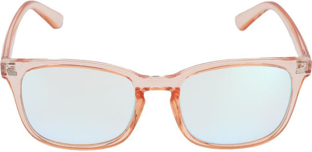 Blindfarbenbrille Korrekturbrille, Vollrand, Cat-Eye, White, Pink, Unisex - Bild 1