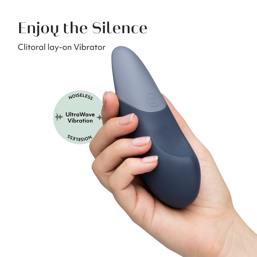 Womanizer VIBE Auflegevibrator mit lautloser UltraWave-Vibration in Blau - Bild 3