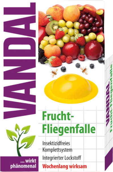 Vandal Fruchtfliegenfalle Insektizidfreies Komplettsystem in Multicolor, 1 Stück - Bild 1