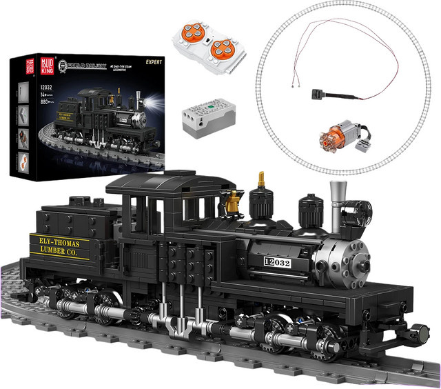 Mould King 12032 Dampflokomotive, Baustein, ab 8 Jahren - Bild 1