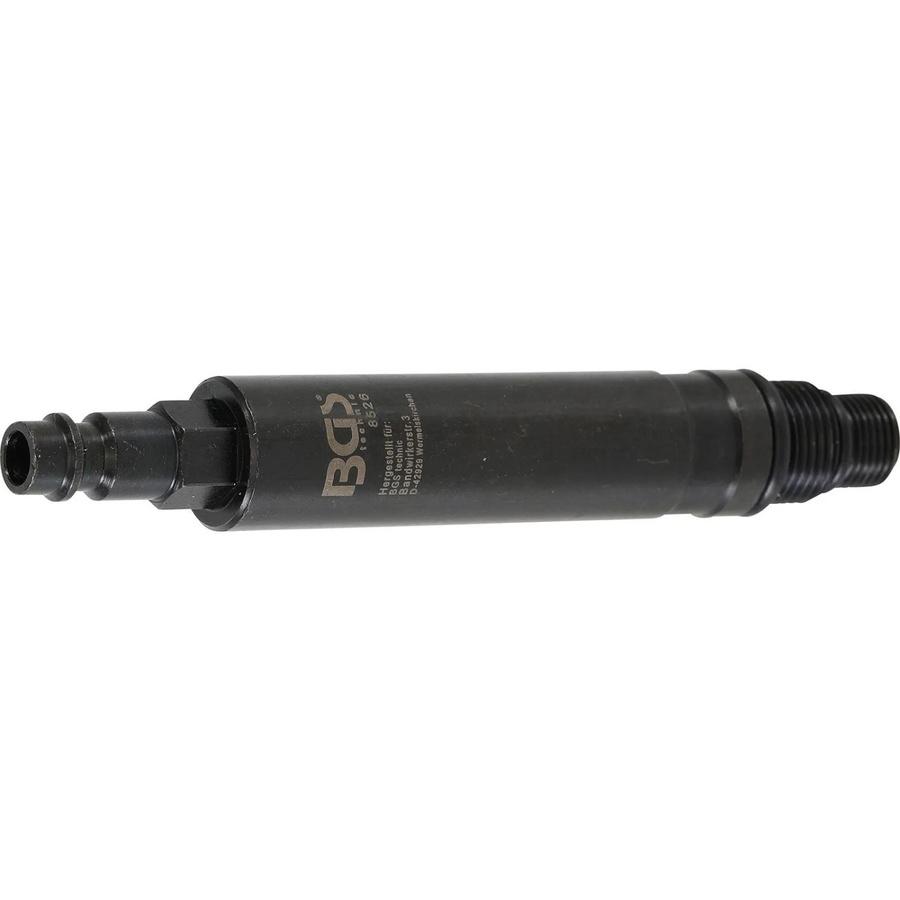 BGS Zylinder-Druckluftadapter 8526 in Schwarz mit M14 und M18 Gewinde - Bild 2