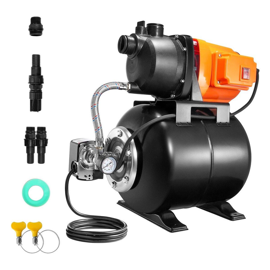 Buying Solutions MB 1 PS Flachbrunnenpumpe mit Druckbehälter und 1000 GPH Bewässerungs-Boosterpumpe - Bild 2