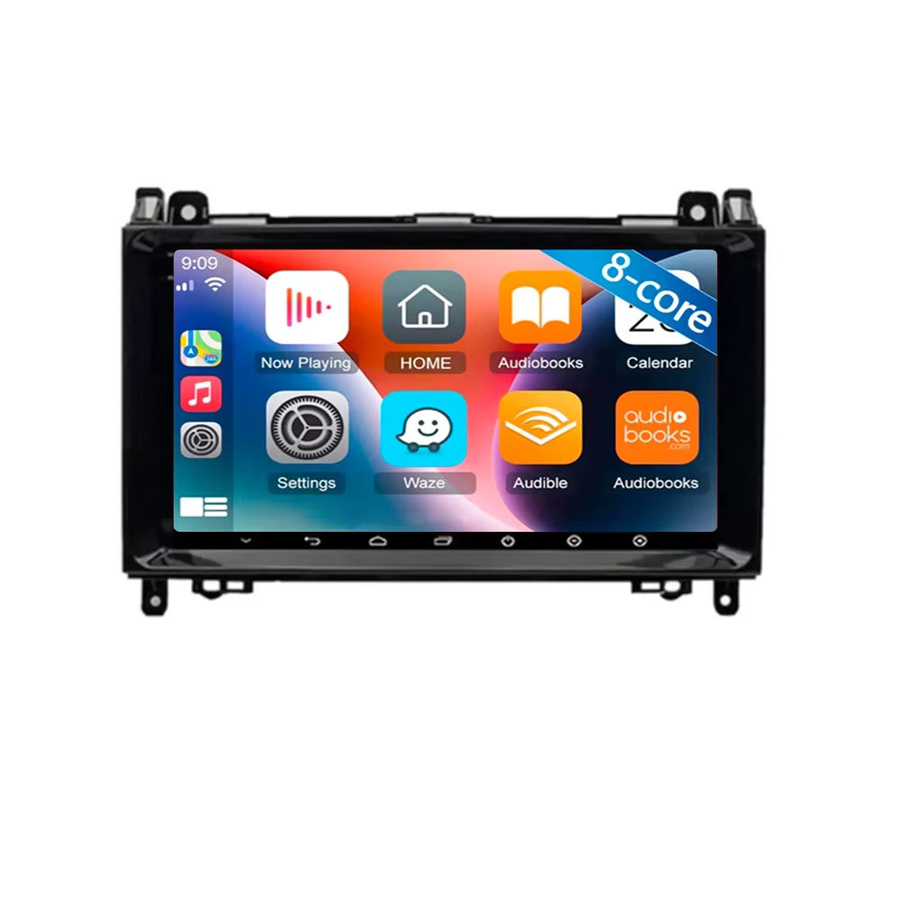 Android 16 Autoradio Multimedia System mit GPS für Mercedes Benz B200 Sprinter W906 W639 AB Klasse W169 W245 Viano Vito in Schwarz - Bild 7