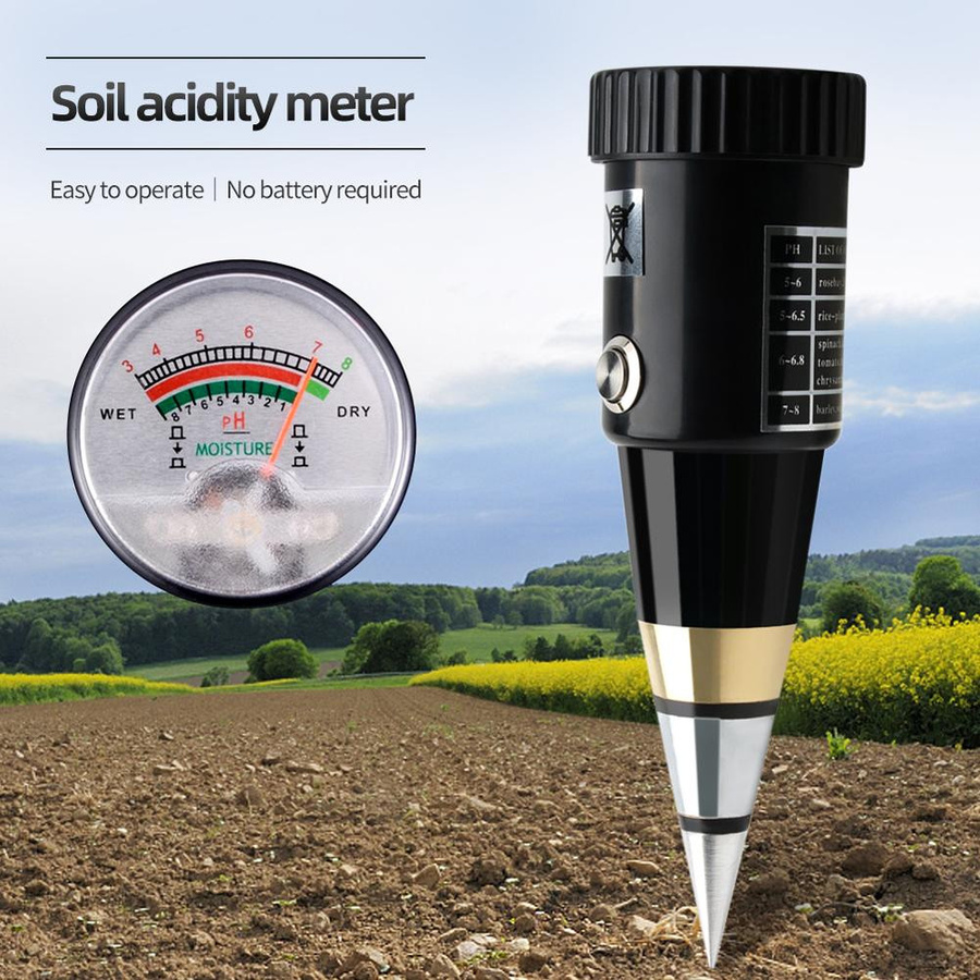 Kkmoon 2-in-1 Boden-PH-Tester und Feuchtigkeitsmesser für Garten und Gewächshaus, bunt - Bild 7