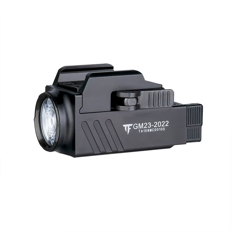 Trustfire GM23 Taktische LED-Taschenlampe in Schwarz mit 800 lm und USB-Schnellladefunktion für 20 mm Picatinny-Schienen - Bild 6