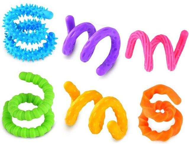 Binchi Outdoor Product, Dehnbare Schnüre, Sensorisches Spielzeug, 6-teiliges Set - Bild 1