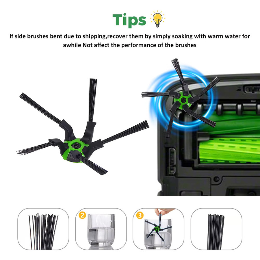 Seitenbürsten-Ersatzteile für iRobot Roomba S9, S9+, 9150 und 9550 Roboterstaubsauger Zubehör - Bild 4