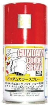 Mr Hobby Gundam Color Spray, Sazabi Red, Rot, Zubehör - Bild 1