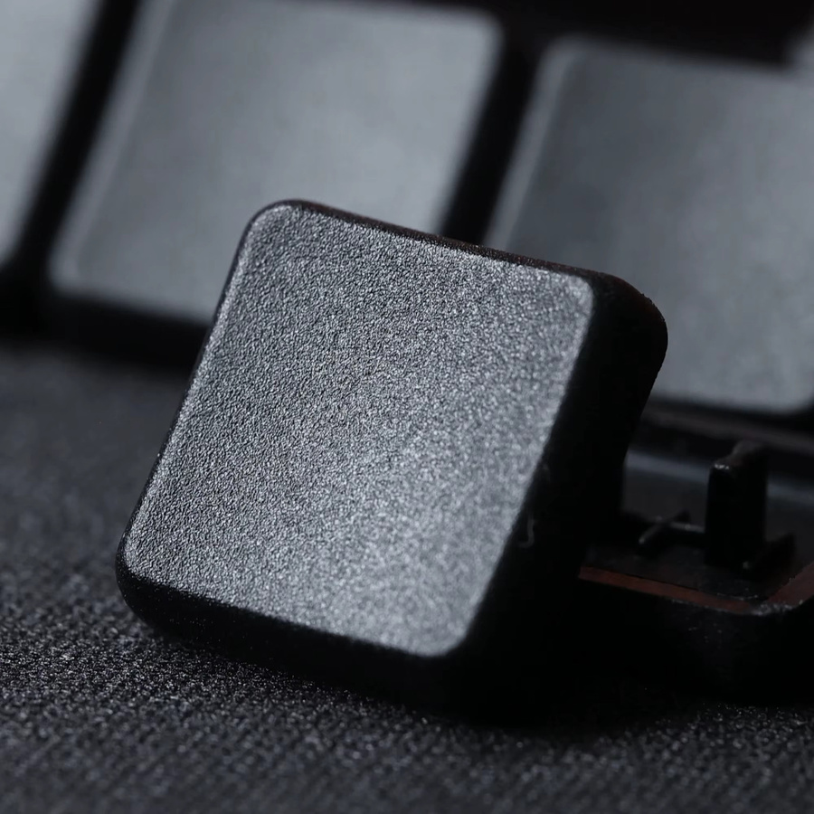 CHIGUAI Low-Profile Choc PBT Tastenkappen für Kailh 1350 Choc Switches, ultradünn, in Schwarz, Weiß oder Transparent - Bild 2