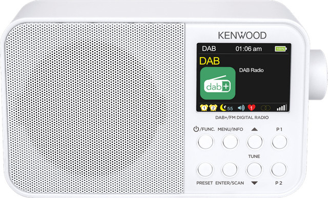Kenwood CR-M30DAB-W DAB+ Radio in Weiß - Bild 1