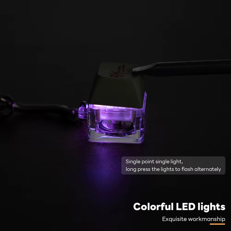 Royal Kludge Switch Tester Schlüsselanhänger für mechanische Tastaturen mit DYE-SUB Tastenkappen und LED-Licht - Bild 2