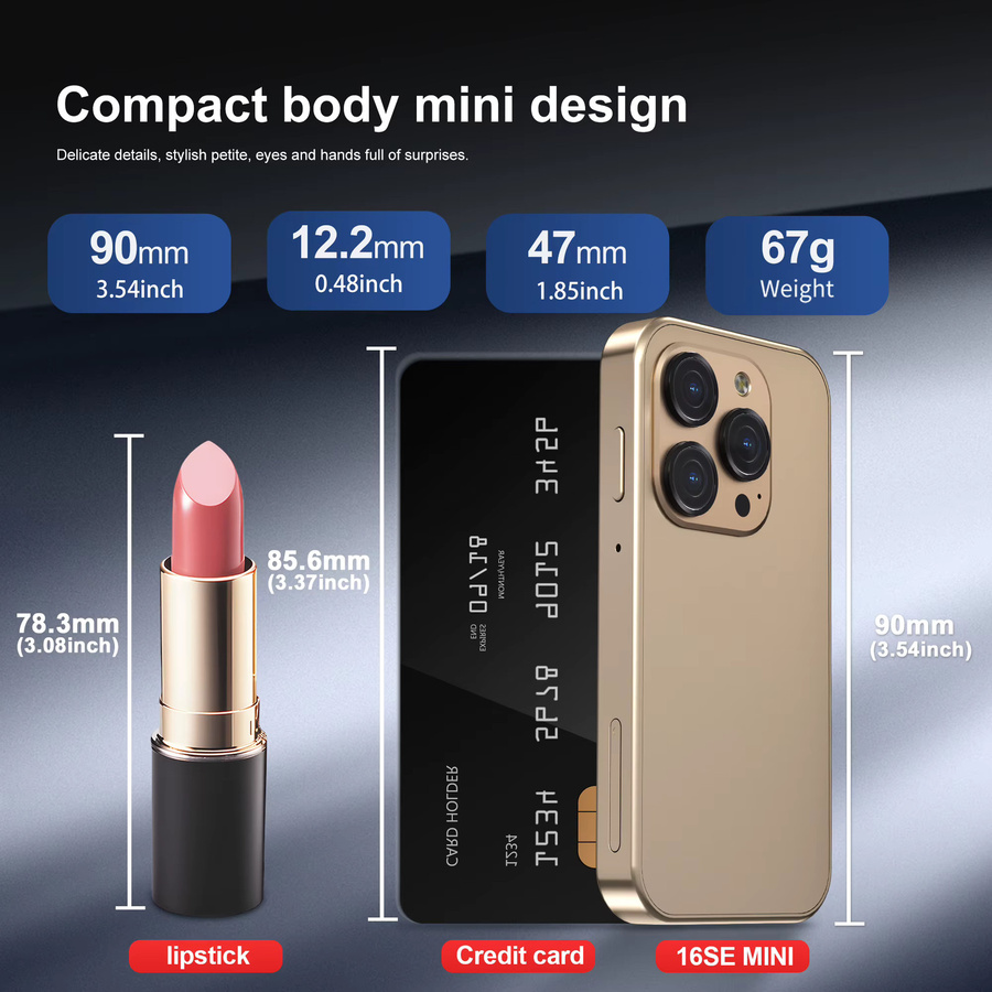 SERVO 3G WCDMA Mini Smartphone in Pink mit Android-System, 2GB RAM, 16GB ROM, 3,0 Zoll Display und Gesichtserkennung - Bild 5