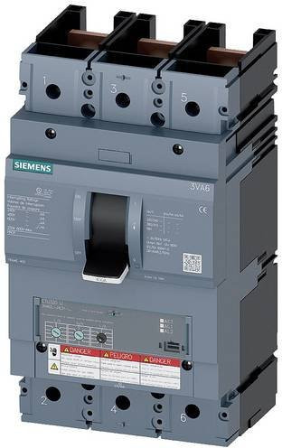 Siemens 3VA6340-6HL31-0AA0 Leistungsschalter in Grau mit einem Einstellbereich von 160 - 400A und einer maximalen Schaltspannung von 600 V/AC - Bild 1