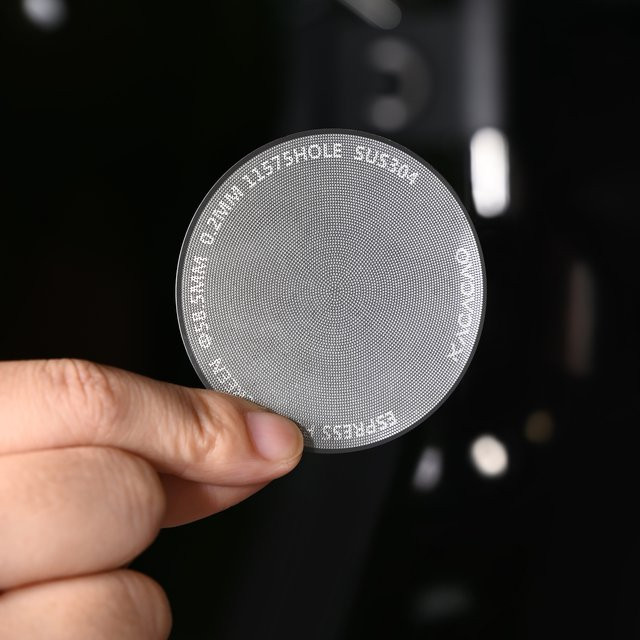 KACACAO Espresso Puck Screen Kaffeefilter aus Edelstahl in Silber, wiederverwendbarer Siebträgerfilter für 51 mm, 54 mm und 58 mm Siebe, Dicke: 0,2 mm - Bild 1