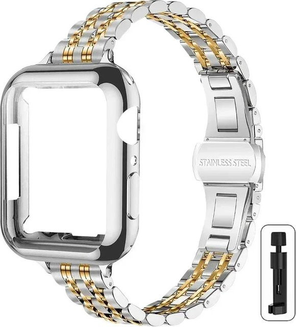 FancyWrist Uhrenarmband Edelstahl, Weiß, Unisex - Bild 1