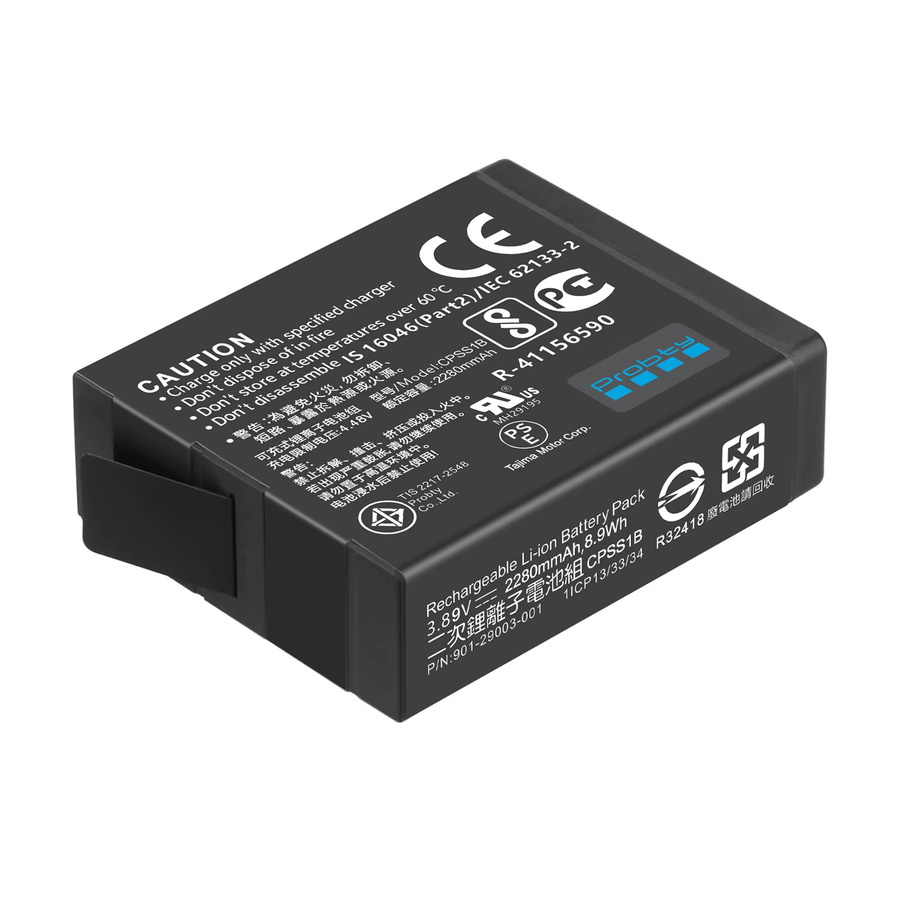 GoPro Hero 13 Enduro Akku mit 2280 mAh und Schnellladebox in Weiß - Bild 2