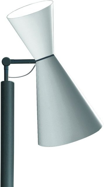 Nemo Lighting Parliament Stehleuchte in Grau und Weiß mit E27 Fassung - Bild 1