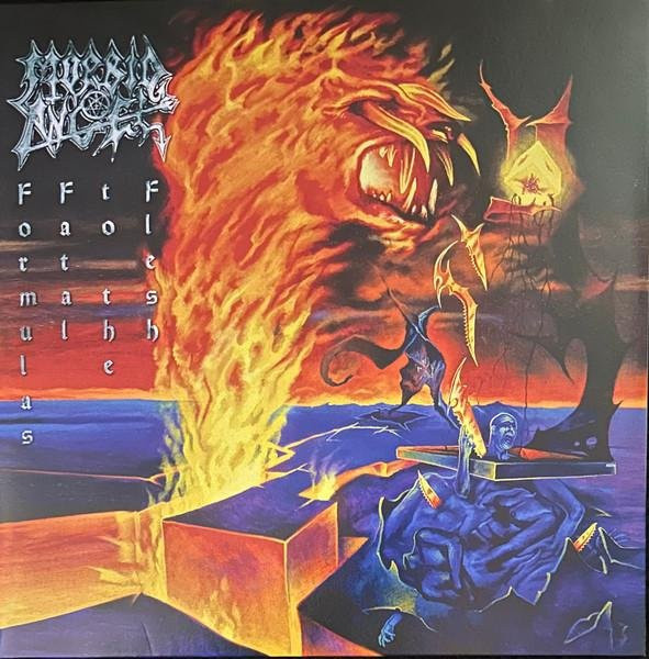 Morbid Angel - Formulas Fatal To The Flesh LP Schallplatte auf rotem Vinyl von Earache Records - Bild 1