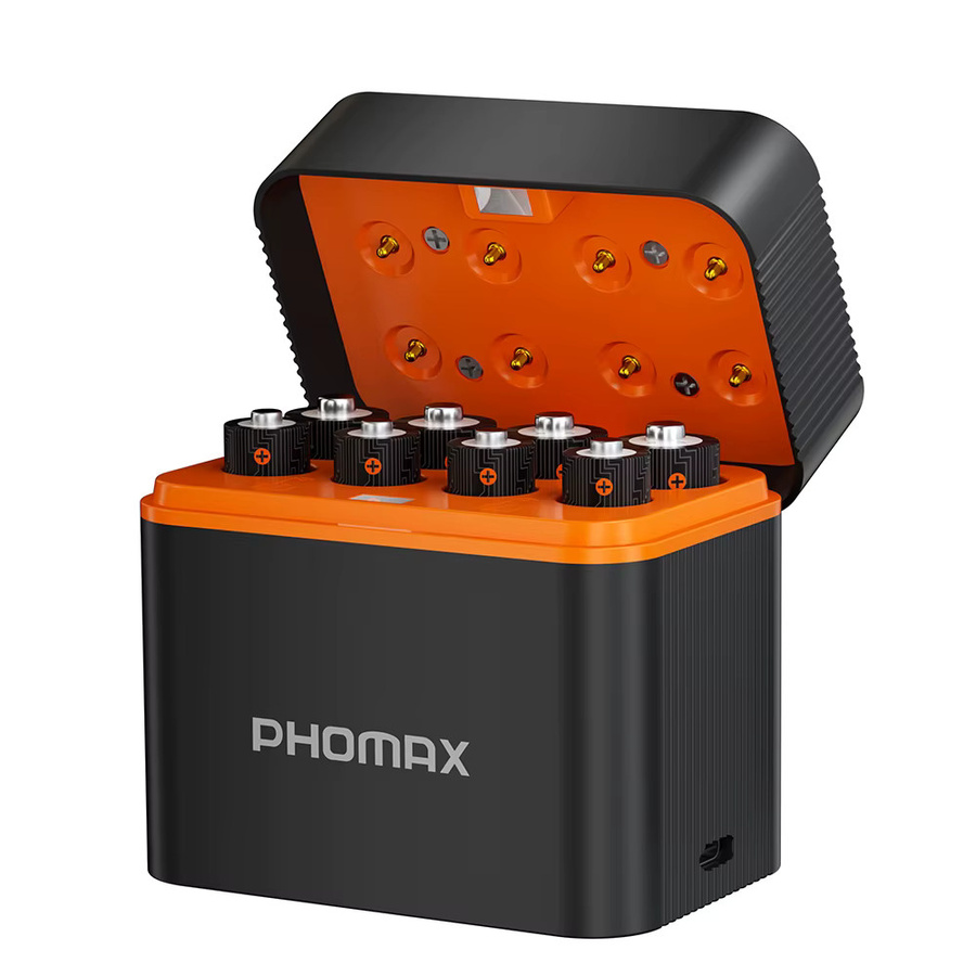 PHOMAX Wiederaufladbare Lithium-Ionen-Akkus AA und AAA in Schwarz - Bild 3