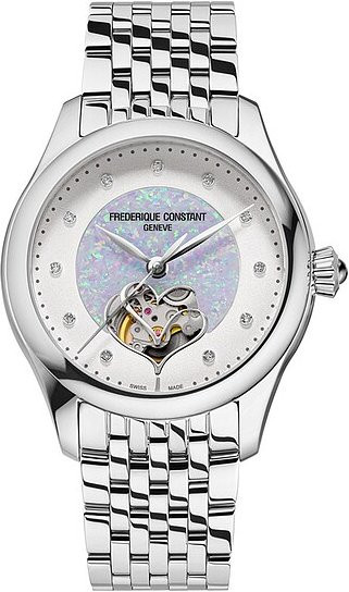 Frederique Constant Armbanduhr, Automatik, Edelstahl, Diamant, Damen - Bild 1