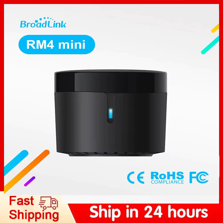 Broadlink RM4 Mini Smart Fernbedienung Infrarot Universal IR für Audio und Video in Schwarz, kompatibel mit Google Home und Alexa - Bild 4