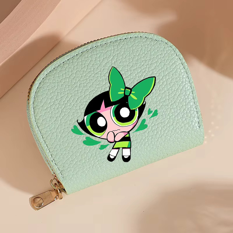 HUGKIS The Powerpuff Girls Damen-Kurzgeldbörse, Geldbörse mit Reißverschluss - Bild 2