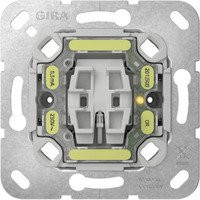 Gira Universal-Aus-Wechselschalter mit orangem LED-Beleuchtungselement, 10 Ampere, 250 Volt, Weiß - Bild 1