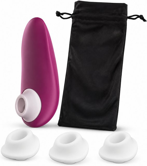 Womanizer Starlet 3 Travel & Care Set in Black und Purple mit Toybag und Ersatzkappen - Bild 1