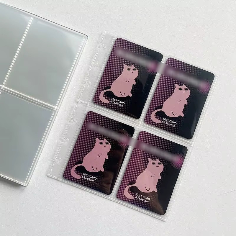 A5 Pilz Loch Nachfüllhüllen für Fotoalben in Transparent, ideal für Kpop Fotokarten und Fotos im Format 4x6 oder 10x15 cm - Bild 3